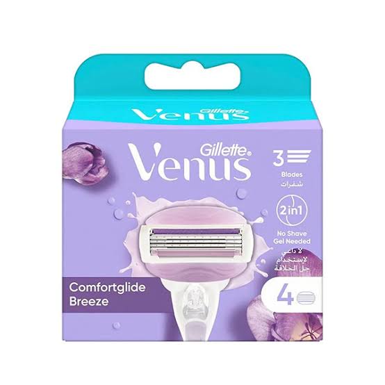 یدک ژیلت ونوس مدل Venus Breeze چهار عددی