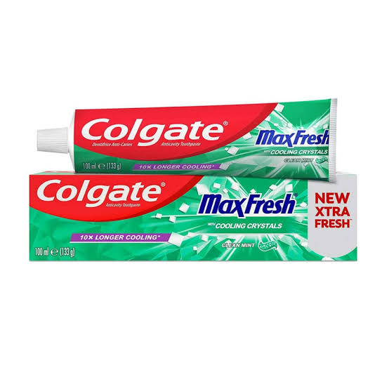 خمیر دندان کولگیت Max Fresh سبز مدل clean mint