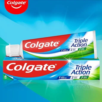 خمیردندان کولگیت مدل Triple Action (سه کاره) - حجم ۱۰۰ میل