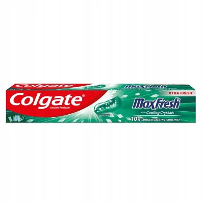 خمیردندان کولگیت مدل Max Fresh (رایحه Clean Mint - سبز) 100 میل