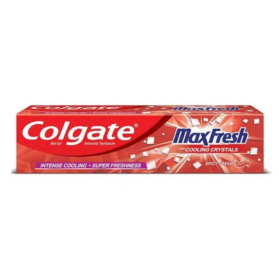 خمیردندان کولگیت مدل Max Fresh (رایحه Spicy Fresh - قرمز) 100 میل
