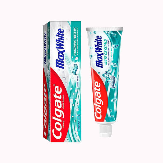خمیردندان کولگیت مدل Max White (نسخه Crystal Mint - ۱۰۰ میل)