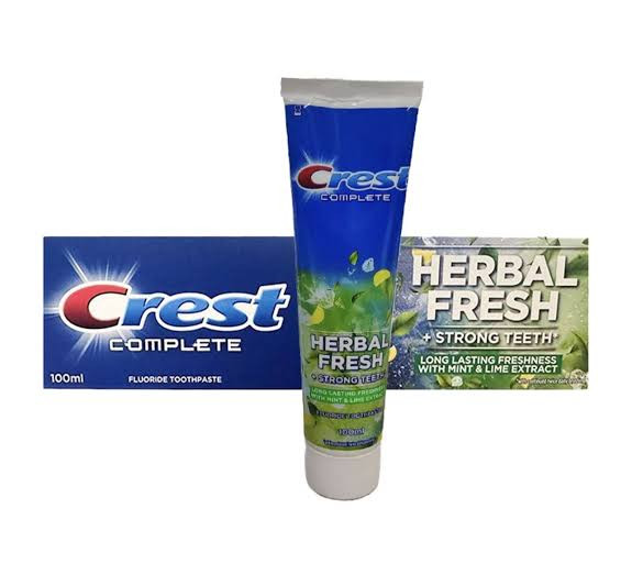 خمیردندان کرست مدل Herbal Fresh (حجم ۱۰۰ میل) 12 عددی