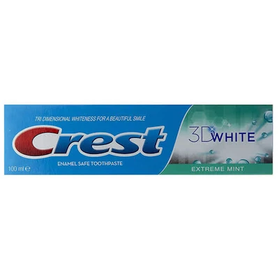 خمیردندان کرست مدل 3D White (حجم ۱۰۰ میل)